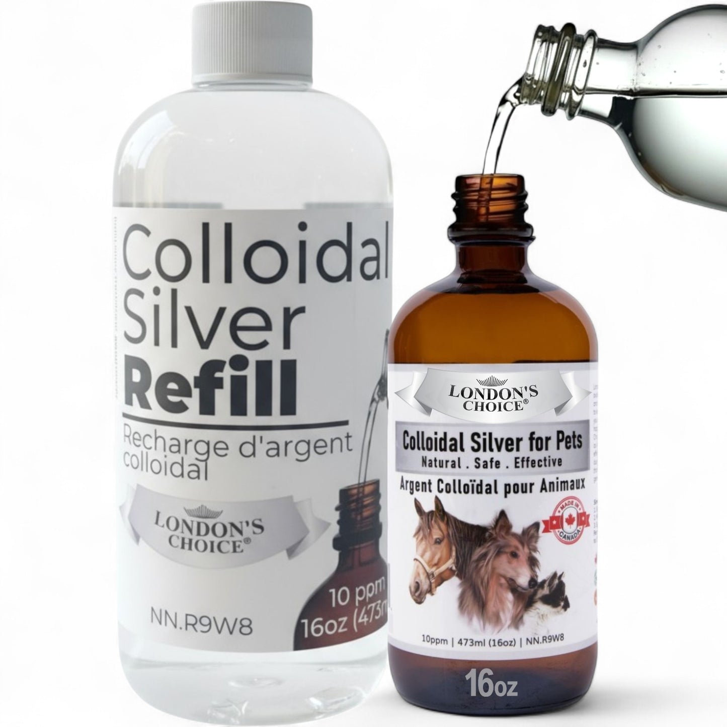London’s Choice – Colloidal Silver for Pets (10ppm, Natural First Aid Spray for Dogs & Cats)