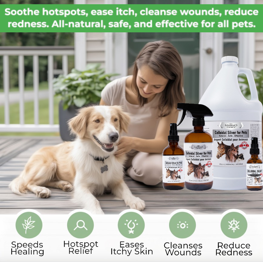 LONDON’S CHOICE - Colloidal Silver for Pets - 10ppm