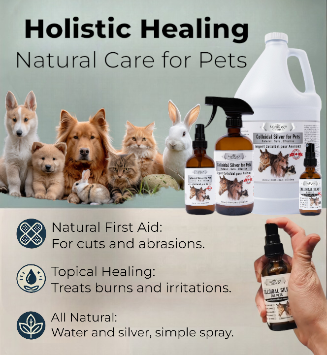 LONDON’S CHOICE - Colloidal Silver for Pets - 10ppm