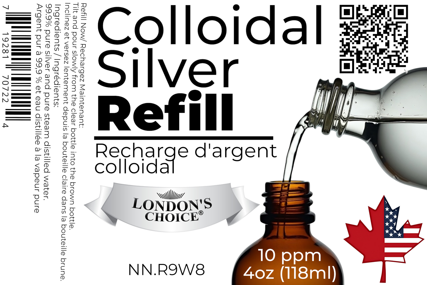 LONDON’S CHOICE - Colloidal Silver for Pets - 10ppm