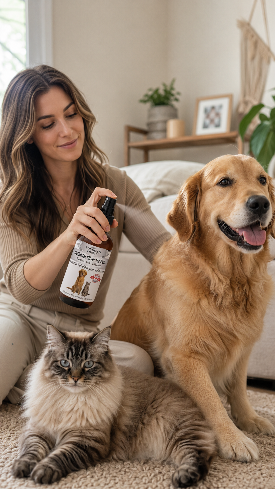 Colloidal Silver Spray for Dogs & Cats — 10 ppm